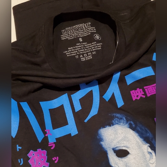 Halloween Michael Myers Adult Unisex Short Sleeve Graphic T-Shirt - Picture 3 of 3